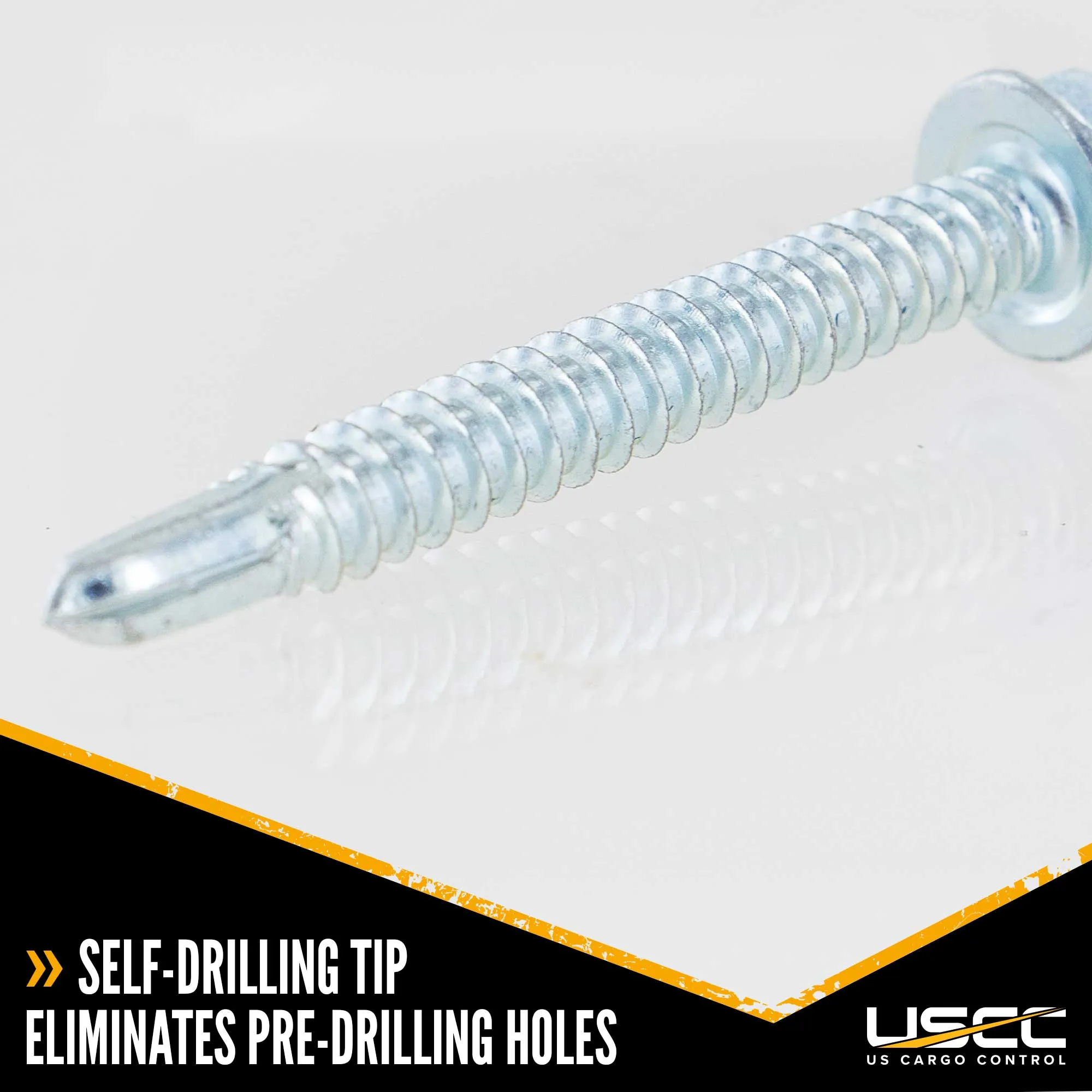 2" E-Track Hex Screw Pack w/ Self Drilling Tip (10 pk)
