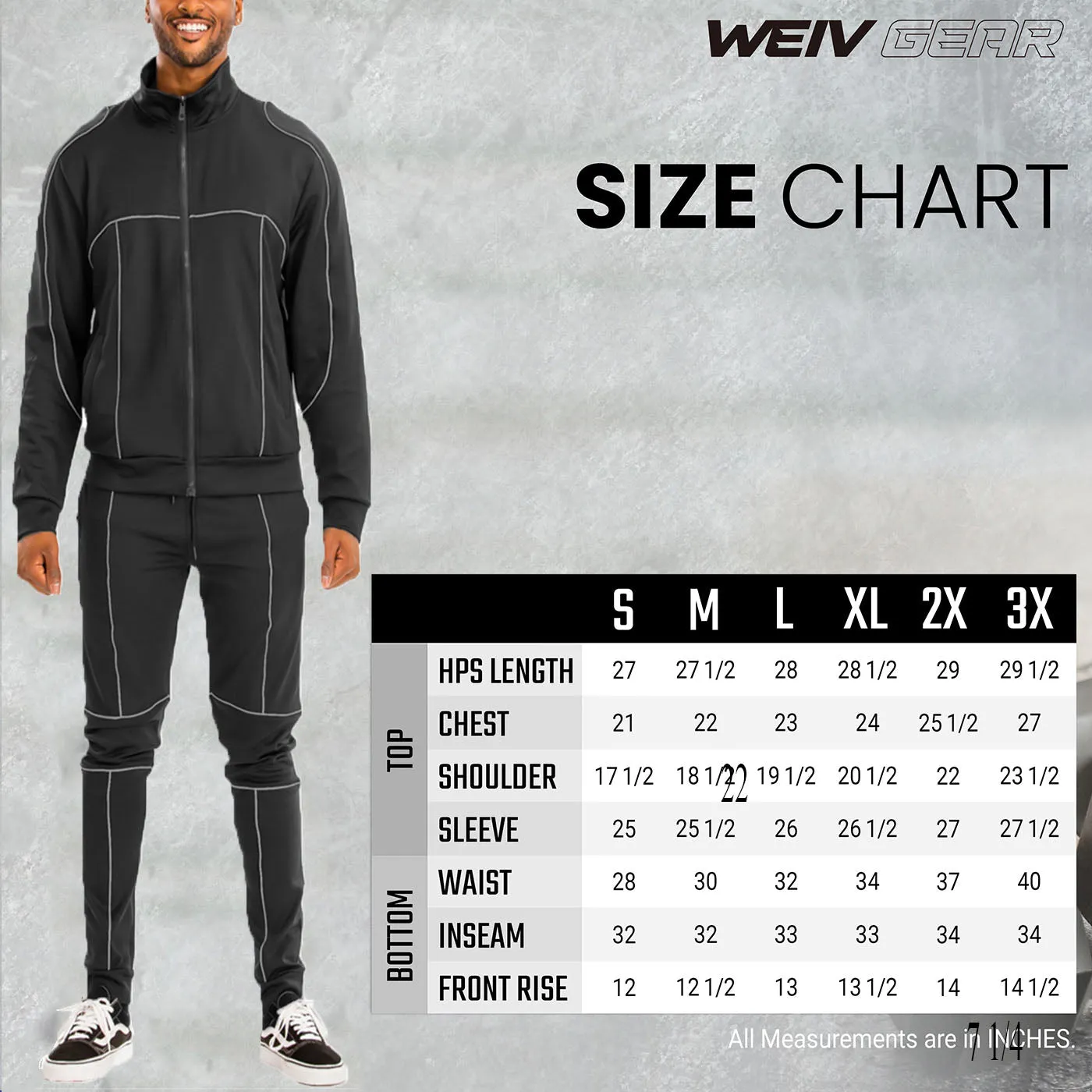 3M Reflective Piping Jacket and Pant Track Suit