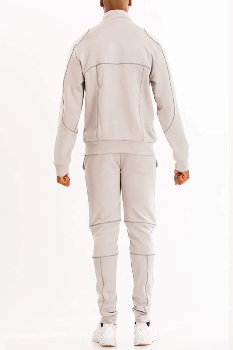 3M Reflective Piping Jacket and Pant Track Suit