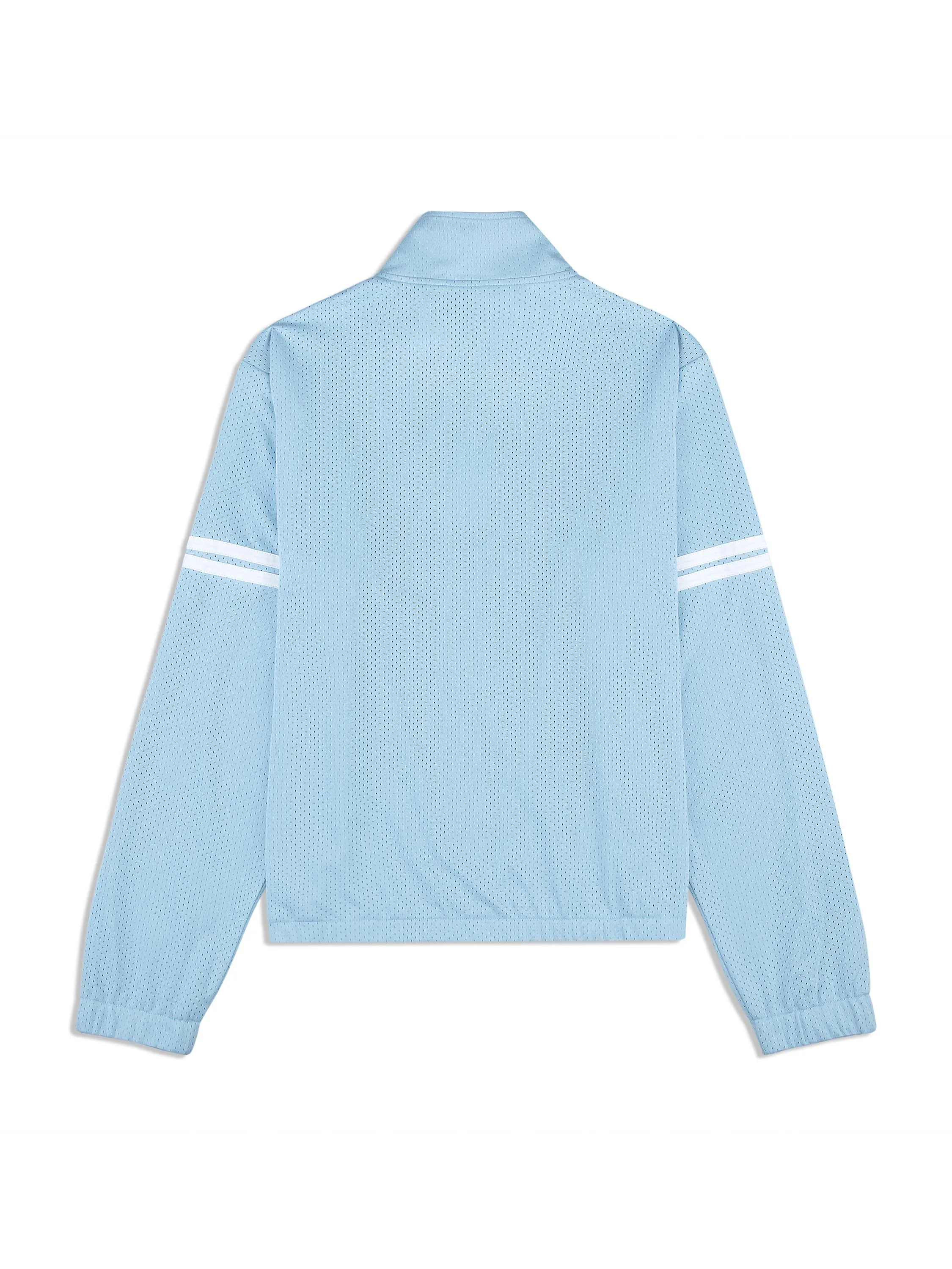 Arturo Mesh Track Jacket- Dutch Canal/ White