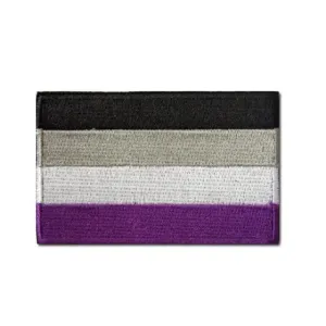 Asexual Pride Velcro Embroidered Patch