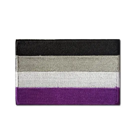 Asexual Pride Velcro Embroidered Patch