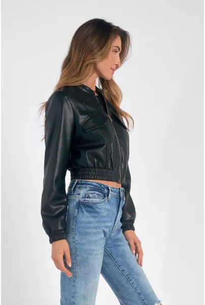 Black Bomber Jacket