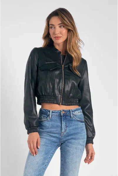Black Bomber Jacket