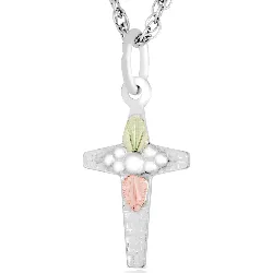 Black Hills Sterling Silver Cross Necklace