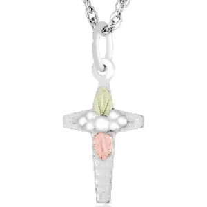 Black Hills Sterling Silver Cross Necklace