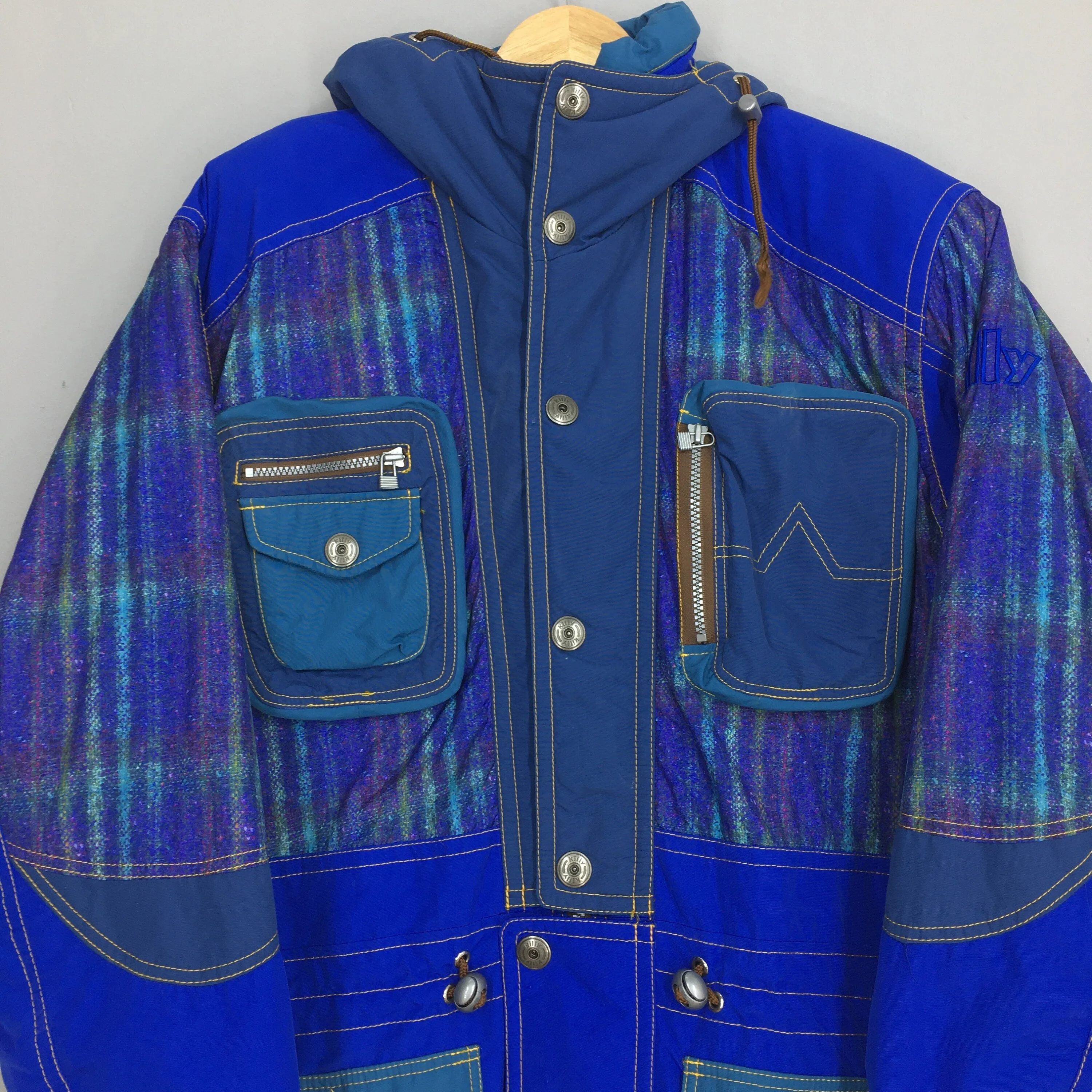 Bomber Winter Hoodie Ski Warmer Jacket Large