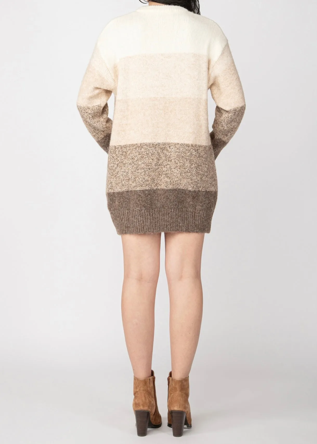 Colorblock Sweater Dress