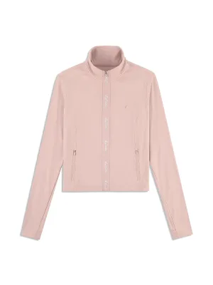 Delfina Contour Track Jacket- Pale Mauve