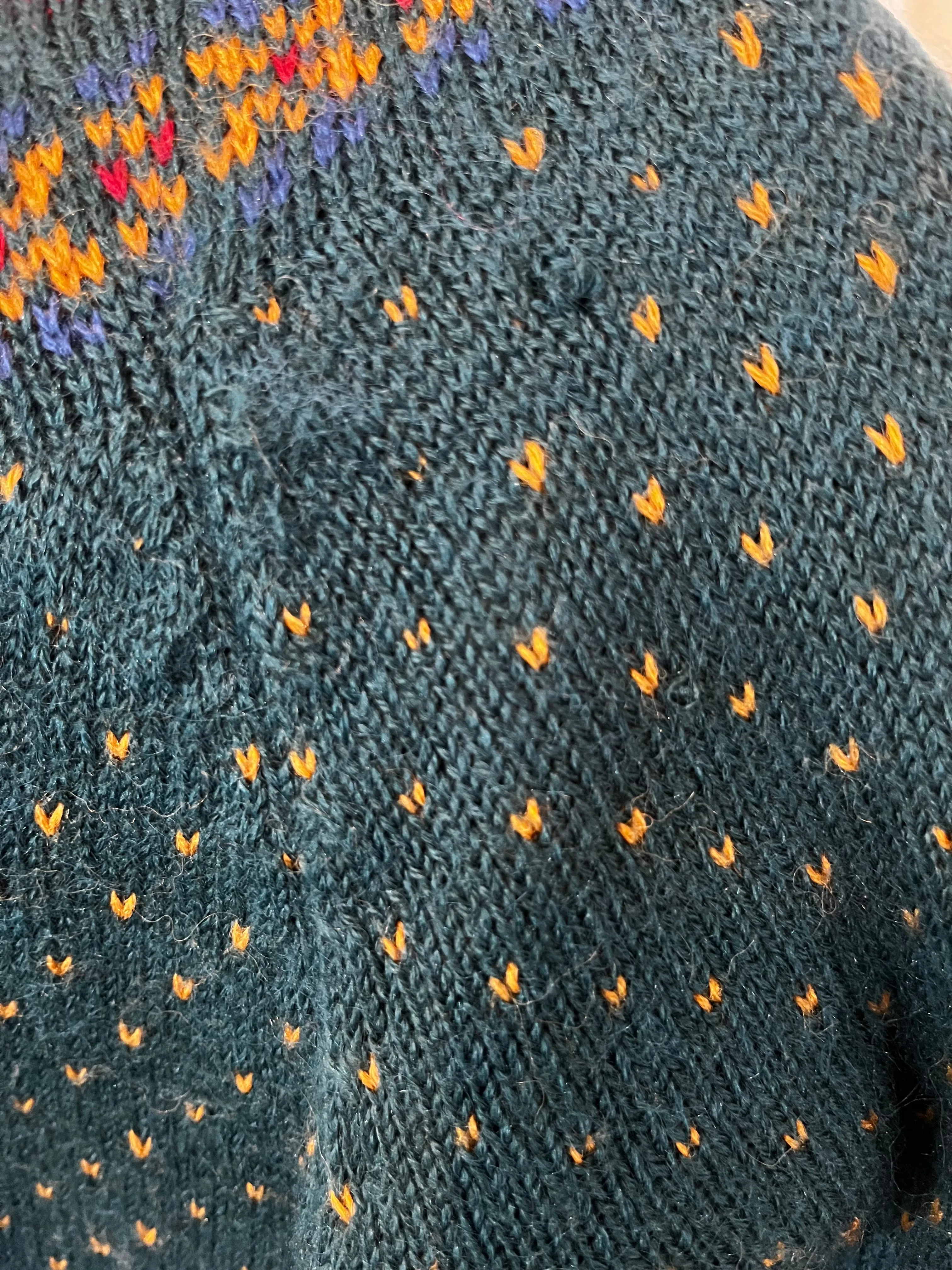 Esprit Plain Jane Green Fair Isle Sweater Dress