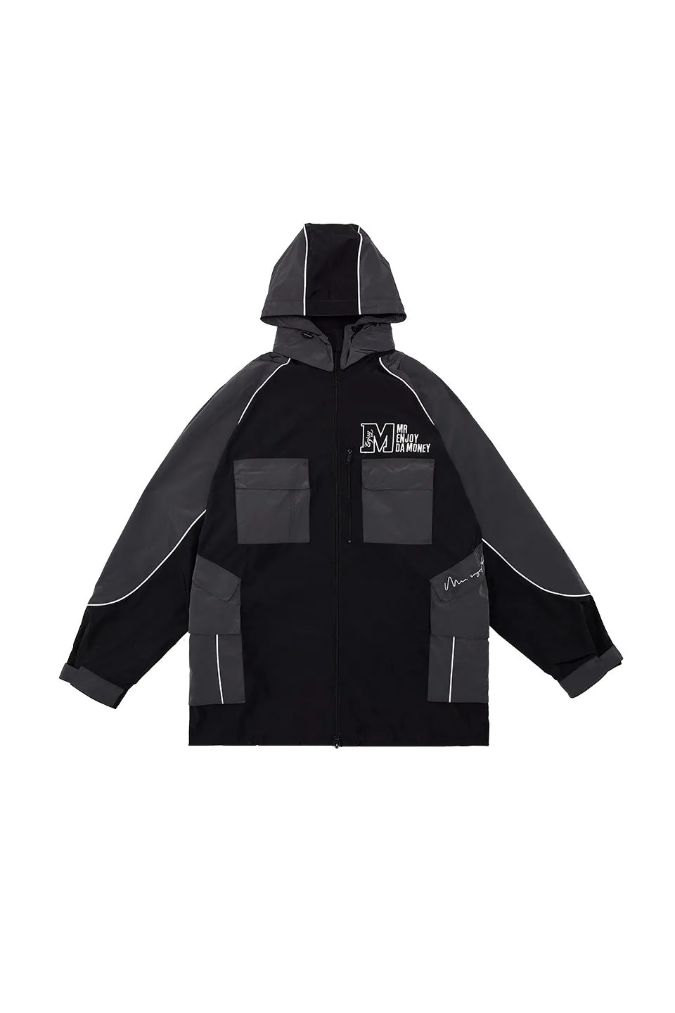 Functional Embroidery Track Jacket