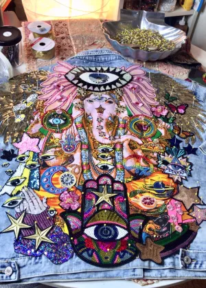 Ganesh Dreaming Pink Jacket