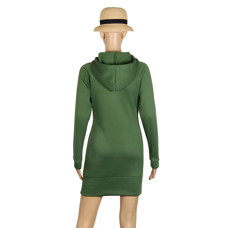 Hoodie Sweatshirt Dress
