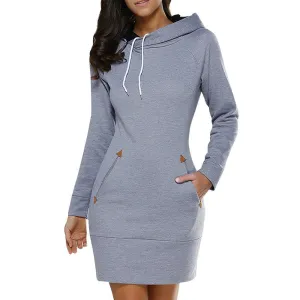 Hoodie Sweatshirt Dress