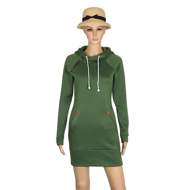 Hoodie Sweatshirt Dress