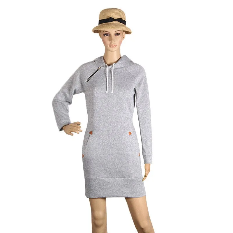 Hoodie Sweatshirt Dress