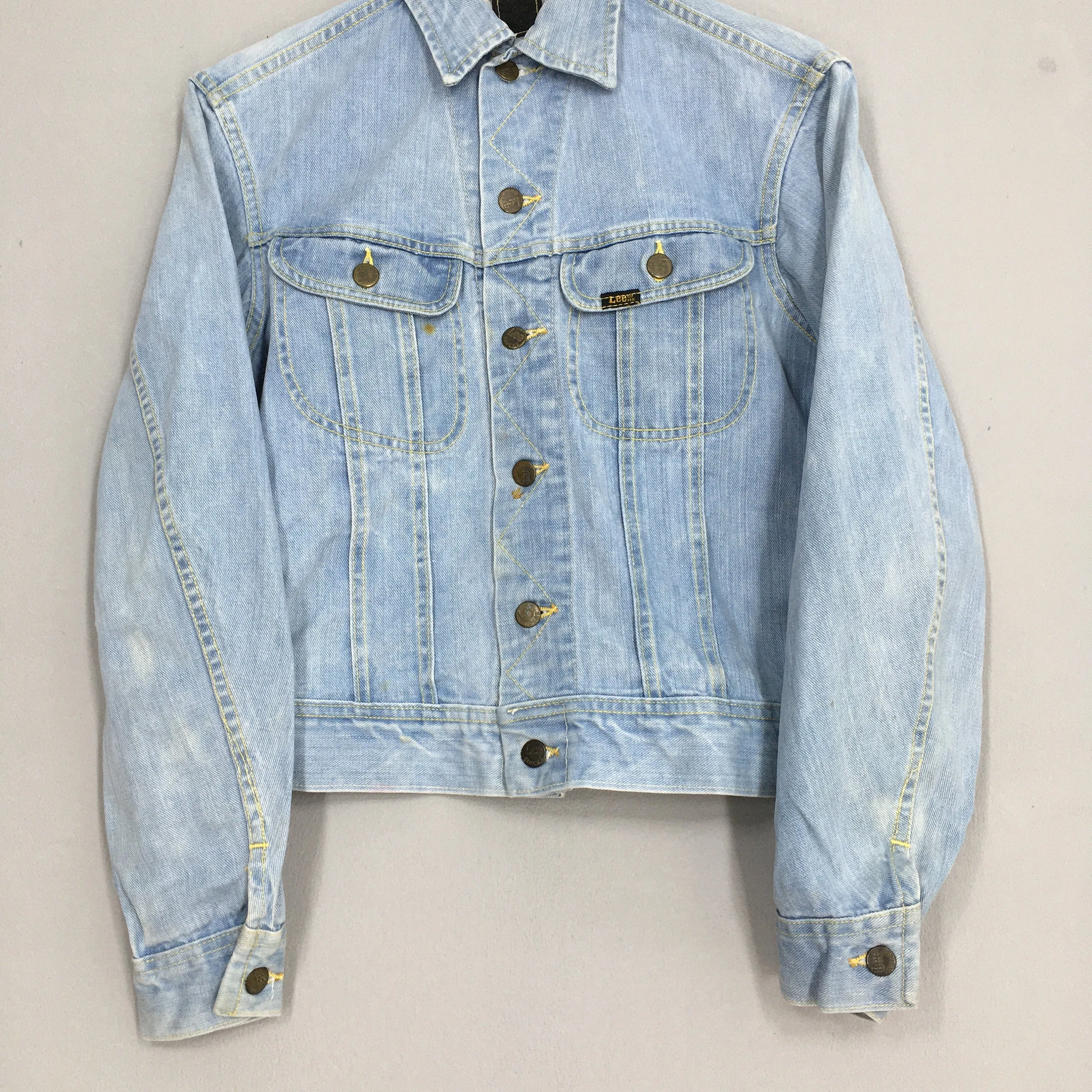 Lee Sanforized Denim Trucker Jacket Small