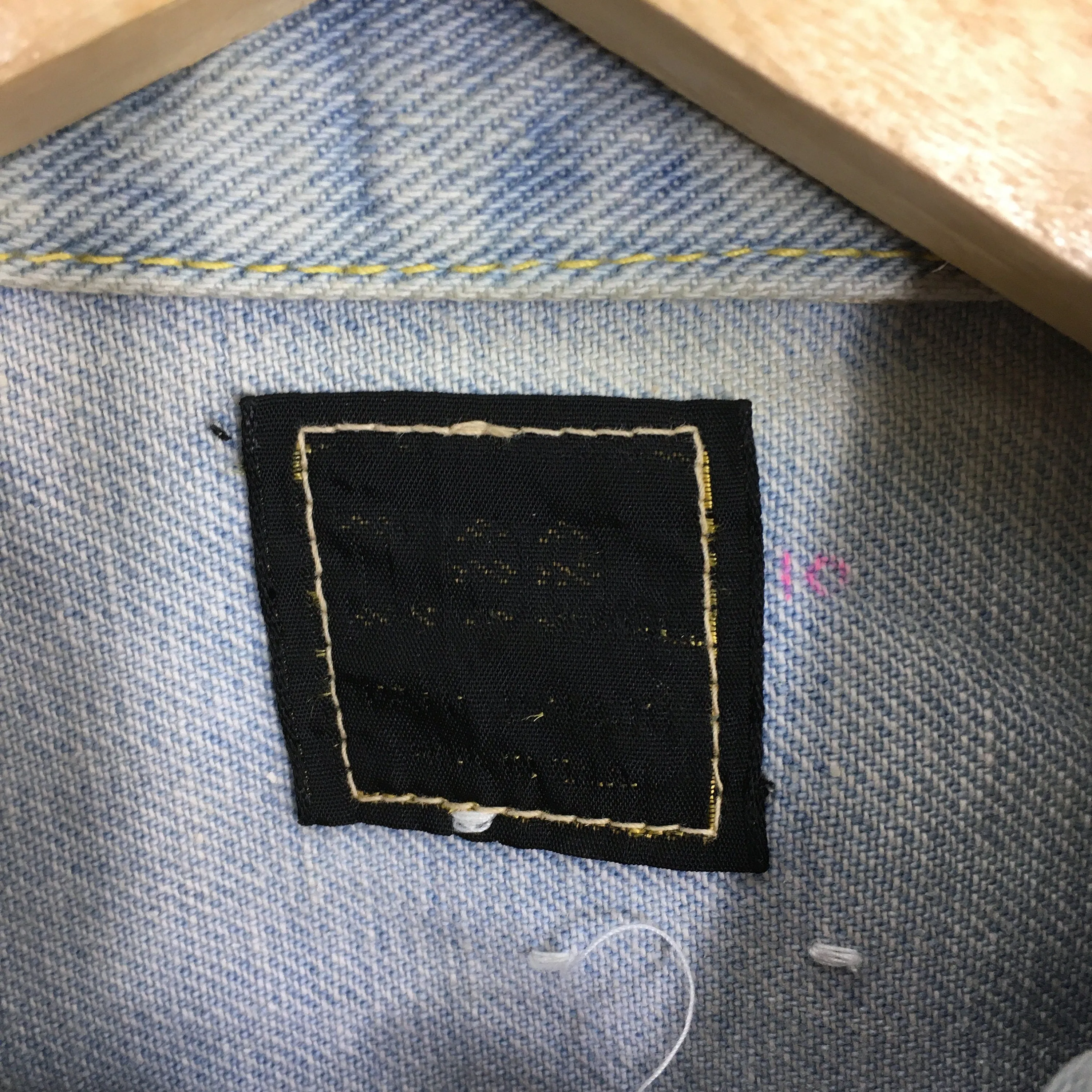 Lee Sanforized Denim Trucker Jacket Small