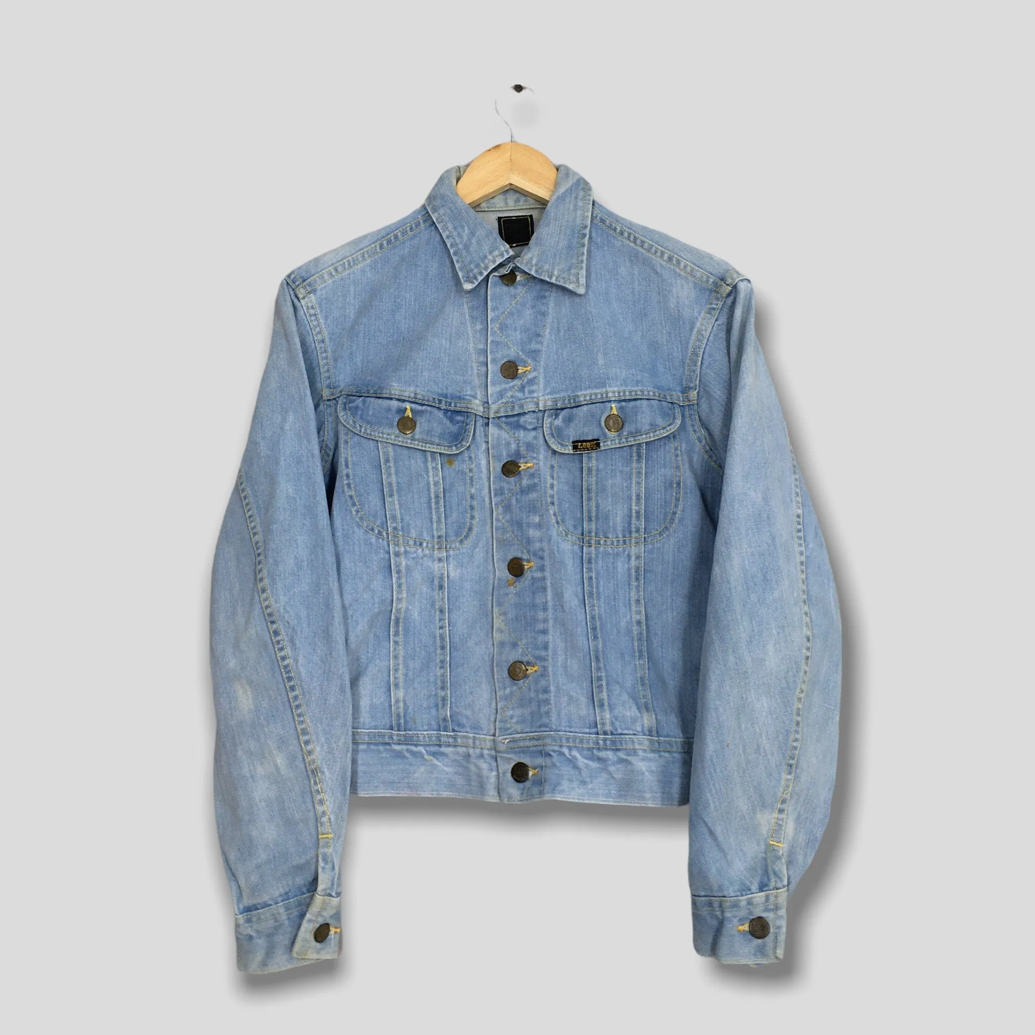 Lee Sanforized Denim Trucker Jacket Small
