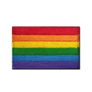 LGBTQIA  Rainbow Pride Velcro Embroidered Patch