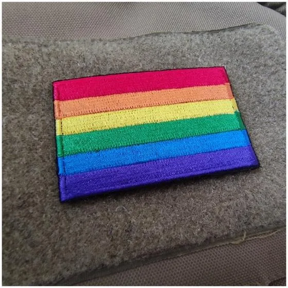 LGBTQIA  Rainbow Pride Velcro Embroidered Patch