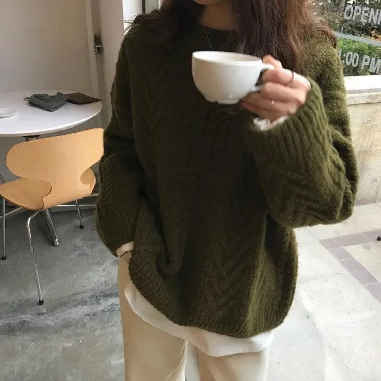 Loose And Lazy Retro Sweater