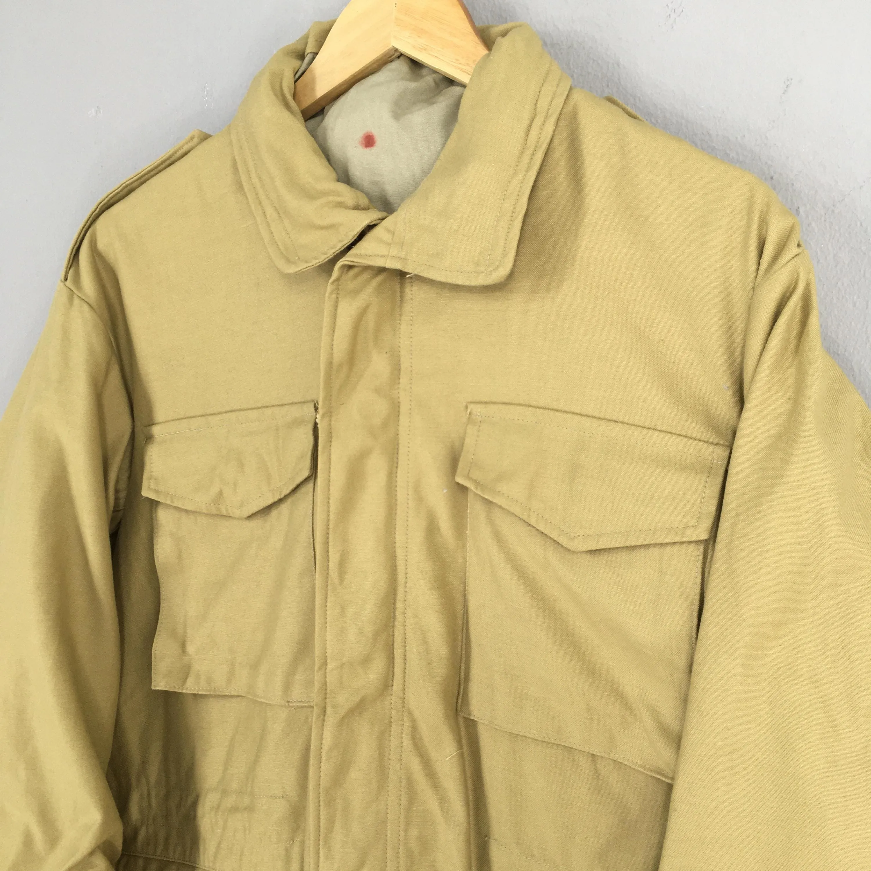 M-65 Army Tactical Cargo Tan Jacket Medium