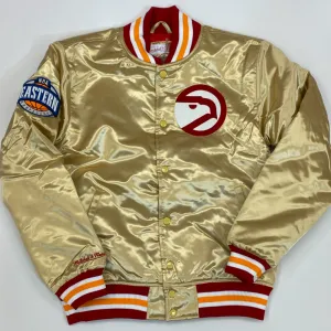 Mitchell & Ness- Atlanta Hawks nba championship satin jacket