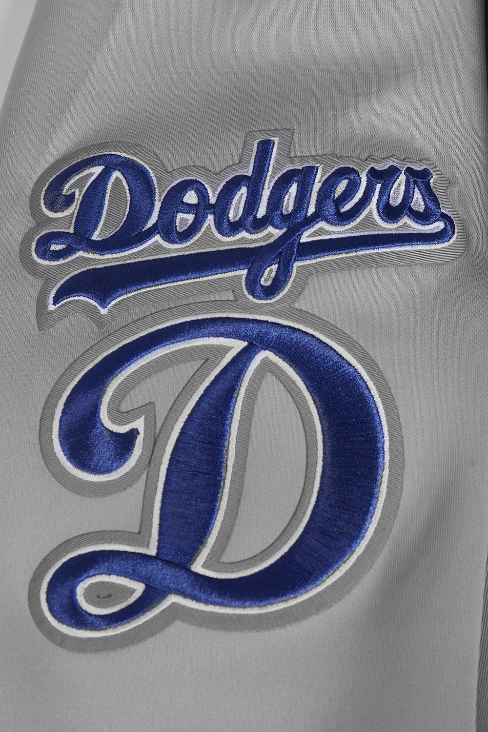 MLB LOS ANGELES DODGERS CLASSIC MEN'S TRACK JACKET (GRAY)