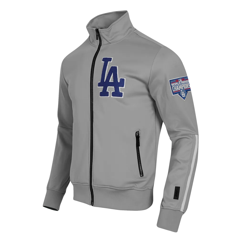 MLB LOS ANGELES DODGERS CLASSIC MEN'S TRACK JACKET (GRAY)