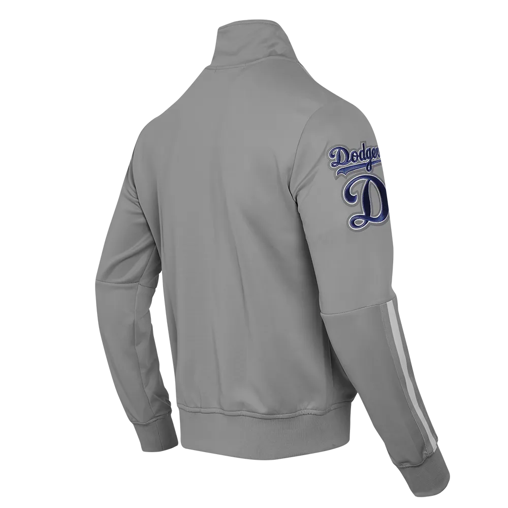 MLB LOS ANGELES DODGERS CLASSIC MEN'S TRACK JACKET (GRAY)