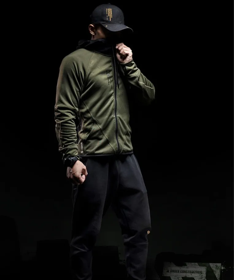 MONSTER GUARDIANS ZIP THROUGH HOODED TRACK JACKET