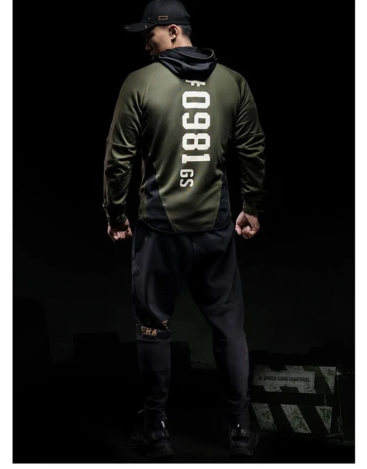 MONSTER GUARDIANS ZIP THROUGH HOODED TRACK JACKET