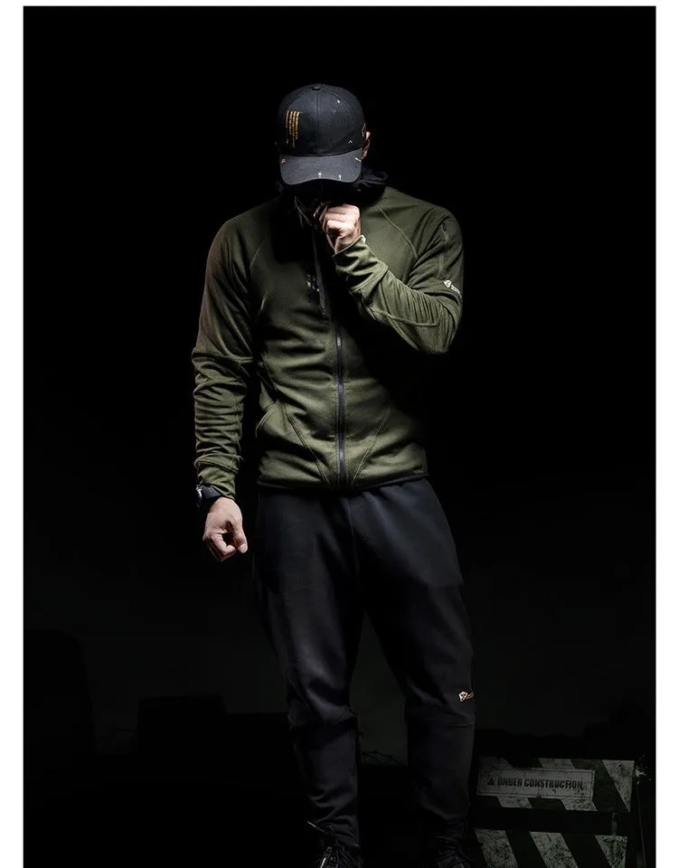 MONSTER GUARDIANS ZIP THROUGH HOODED TRACK JACKET