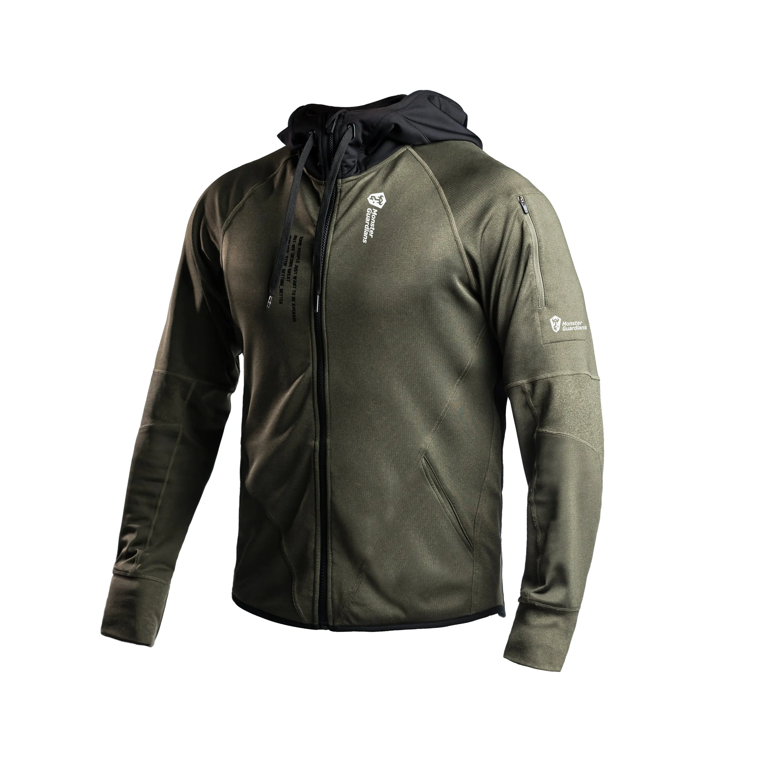 MONSTER GUARDIANS ZIP THROUGH HOODED TRACK JACKET