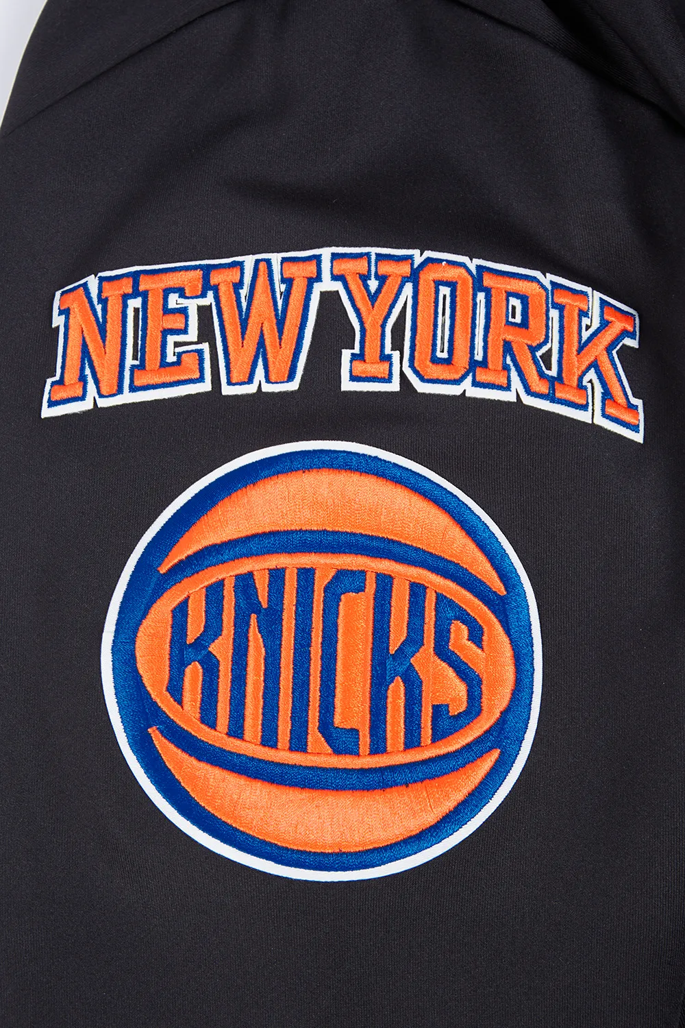NBA NEW YORK KNICKS CLASSIC MEN'S DK TRACK JACKET (BLACK)