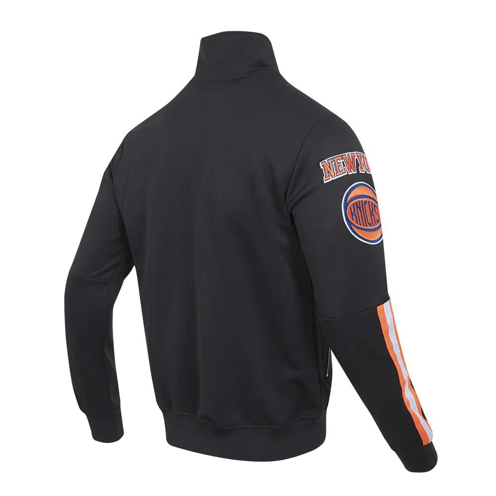 NBA NEW YORK KNICKS CLASSIC MEN'S DK TRACK JACKET (BLACK)
