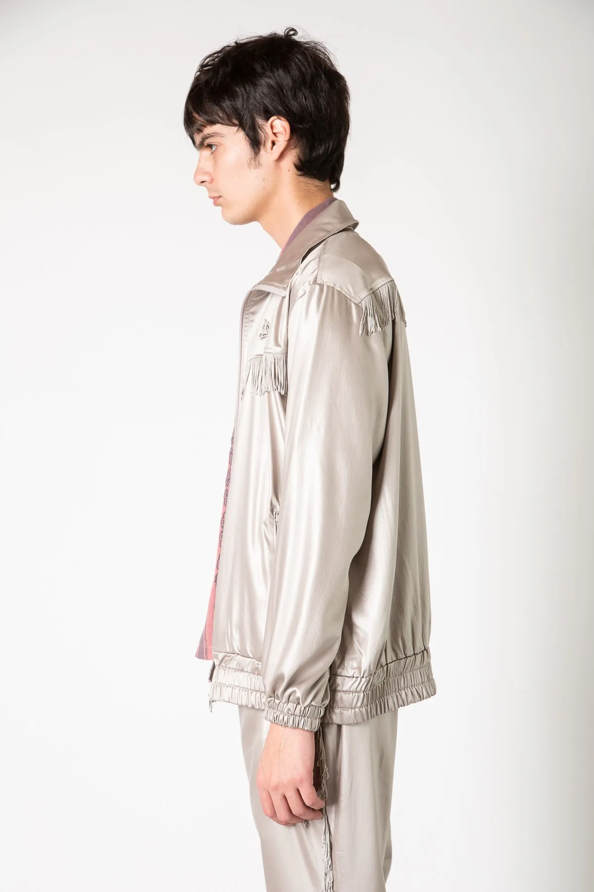 NEEDLES | SATEEN FRINGE TRACK JACKET