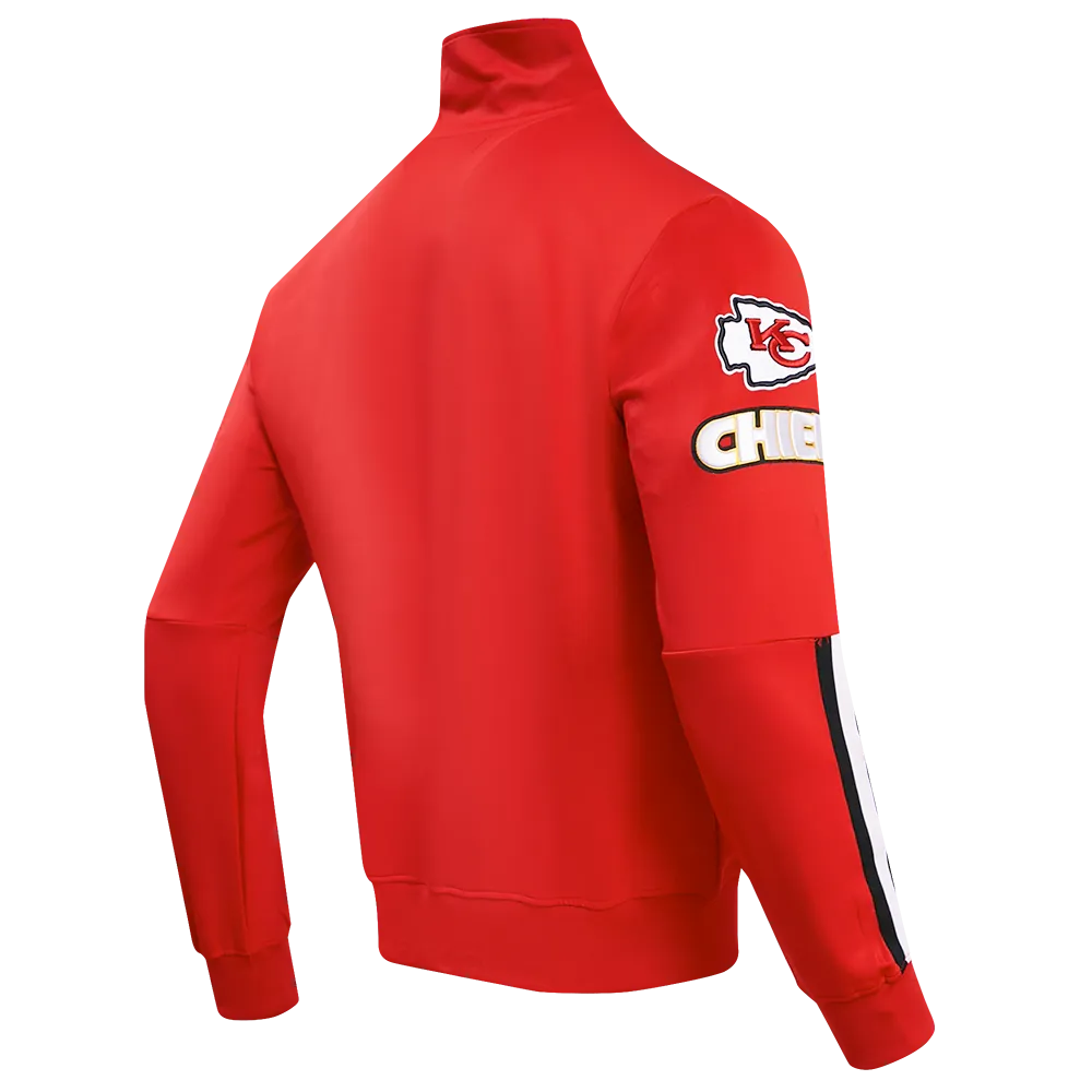 NFL KANSAS CITY CHIEFS CLASSIC MEN'S DK TRACK JACKET (RED)