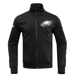NFL PHILADELPHIA EAGLES CLASSIC MEN'S DK TRACK JACKET (BLACK)