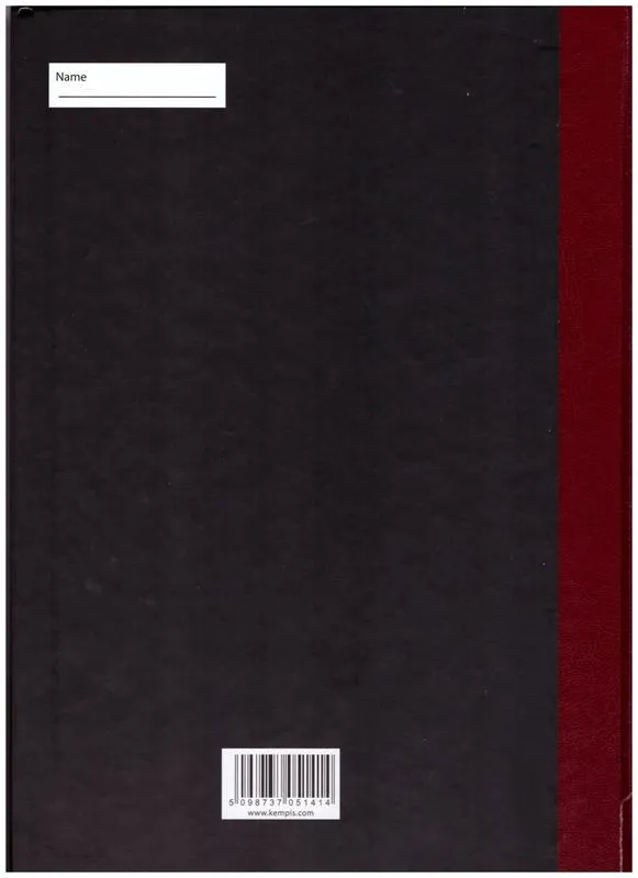 Notebook - A4 - Hardback - 128 page - Science