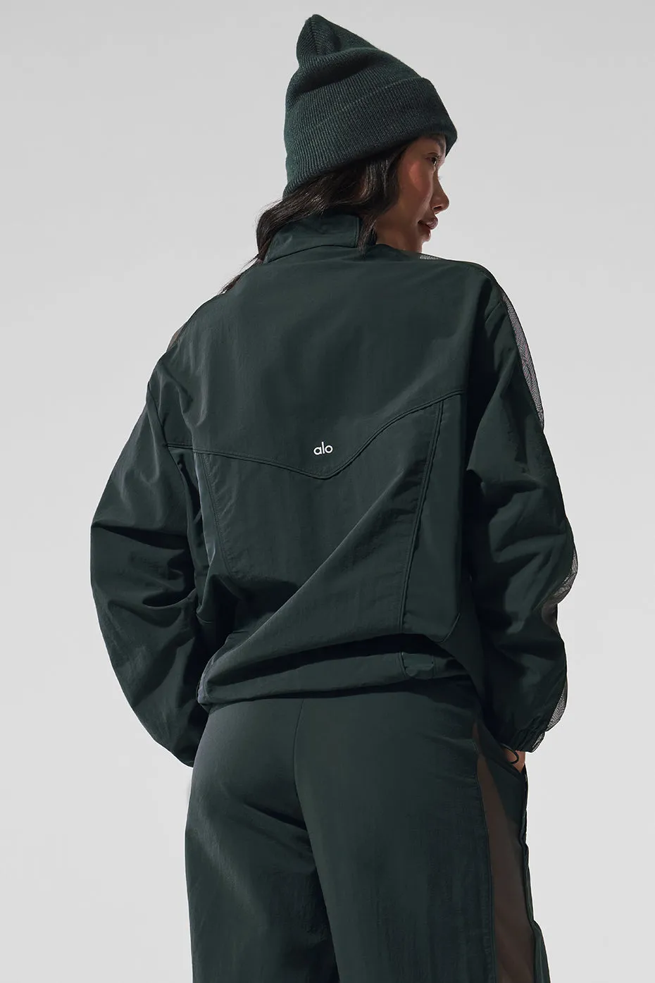 Origin Full-Zip Track Jacket - Charcoal Green