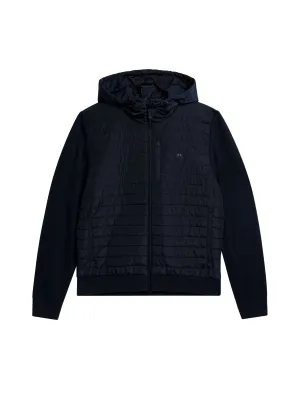 Pierre Knitted Hybrid Jacket / JL Navy