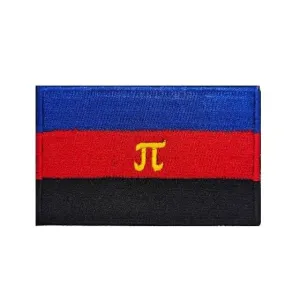 Polyamory Pride (Original Pi) Velcro Embroidered Patch