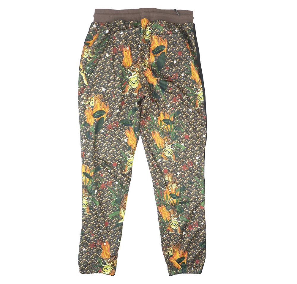 REASON TRACK JACKET & PANTS SET BROWN - A1-S100