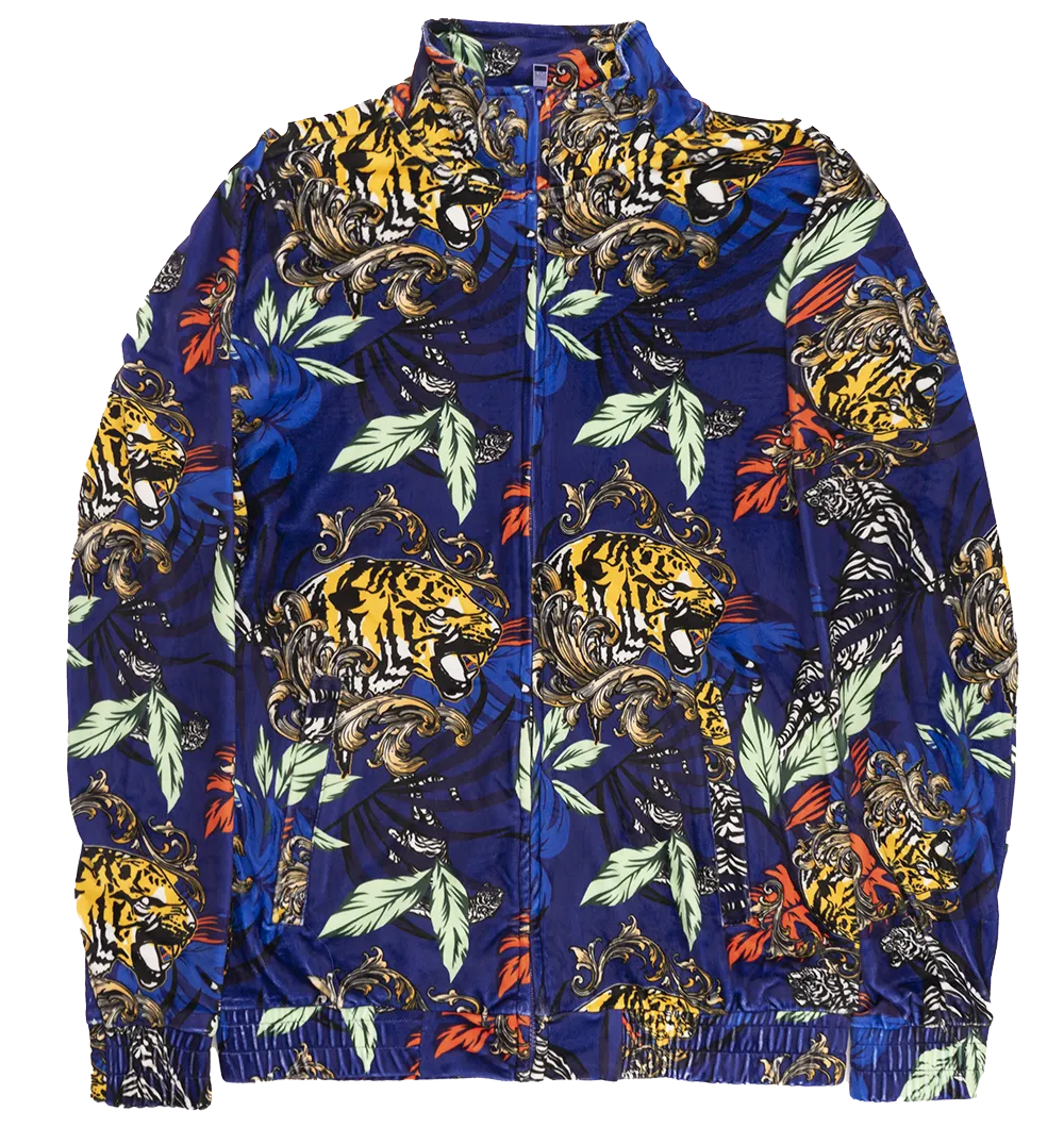 REBEL MINDS VELOUR TRACK SET NAVY - 122-847