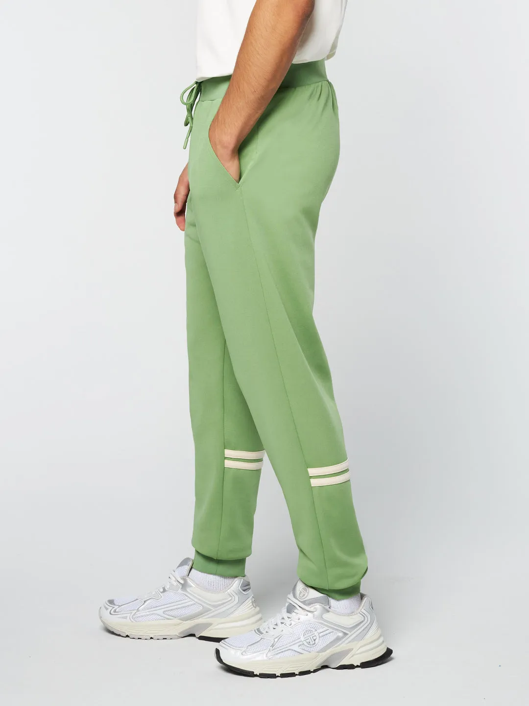 Sergio Tacchini DALLAS TRACK JACKET ARCHIVIO- JADE GREEN/ PEARL IVORY & Pants set