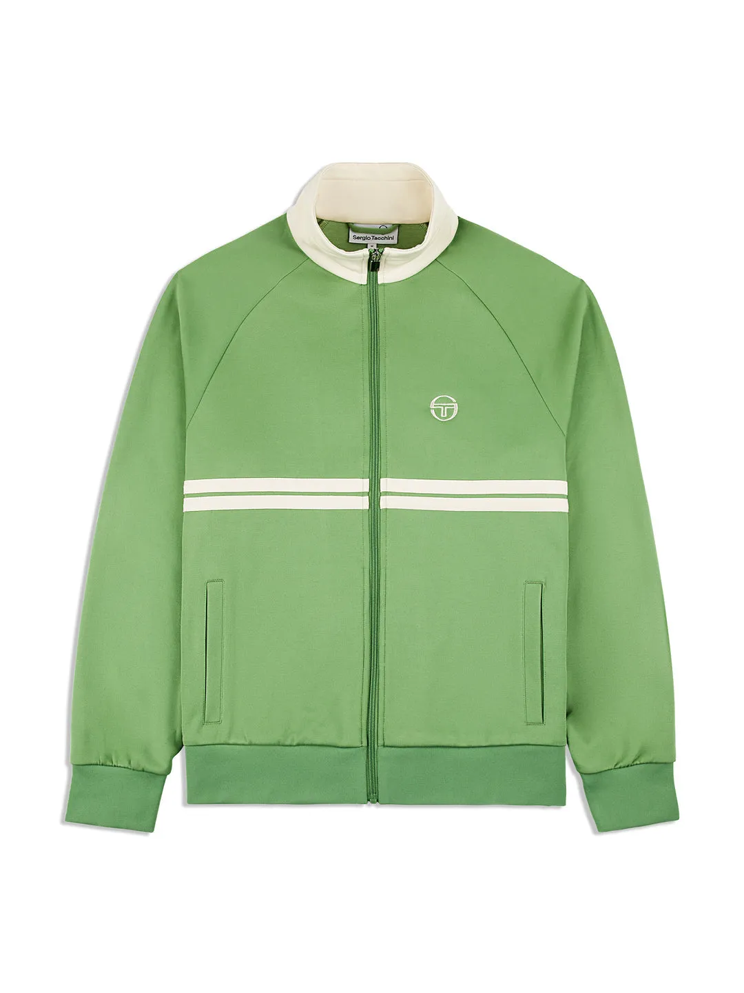 Sergio Tacchini DALLAS TRACK JACKET ARCHIVIO- JADE GREEN/ PEARL IVORY & Pants set
