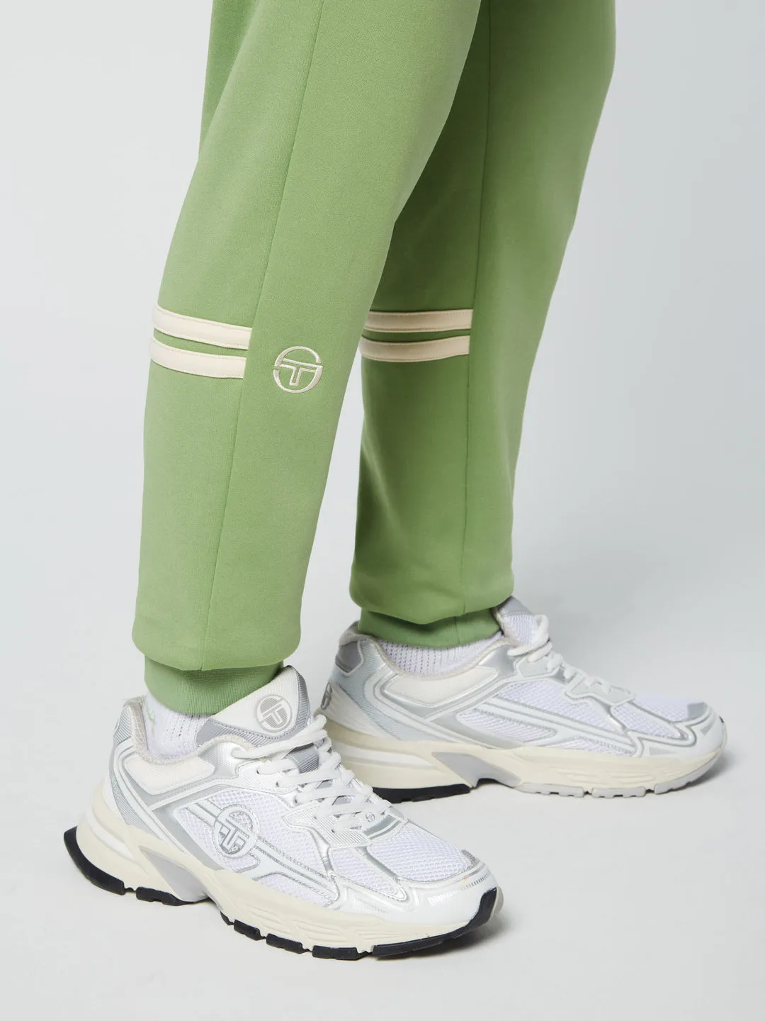 Sergio Tacchini DALLAS TRACK JACKET ARCHIVIO- JADE GREEN/ PEARL IVORY & Pants set