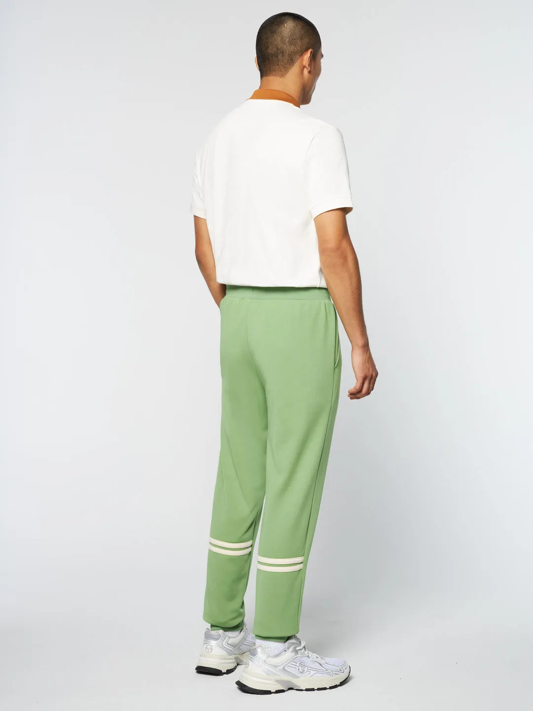 Sergio Tacchini DALLAS TRACK JACKET ARCHIVIO- JADE GREEN/ PEARL IVORY & Pants set